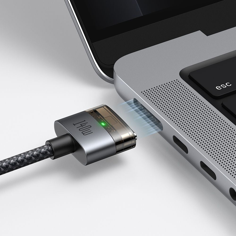 McDodo CA-2070 Ladekabel, USB-C - MagSafe 3, 140W, 2m, Svart