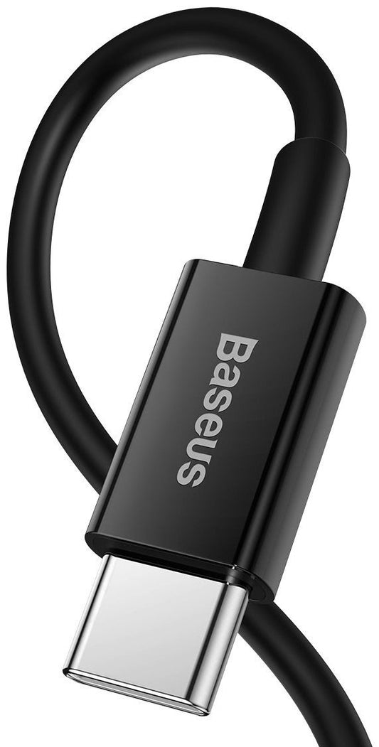 Baseus Superior Series USB-C - Lightning data- og ladekabel, 20 W, 2 m, svart CATLYS-C01