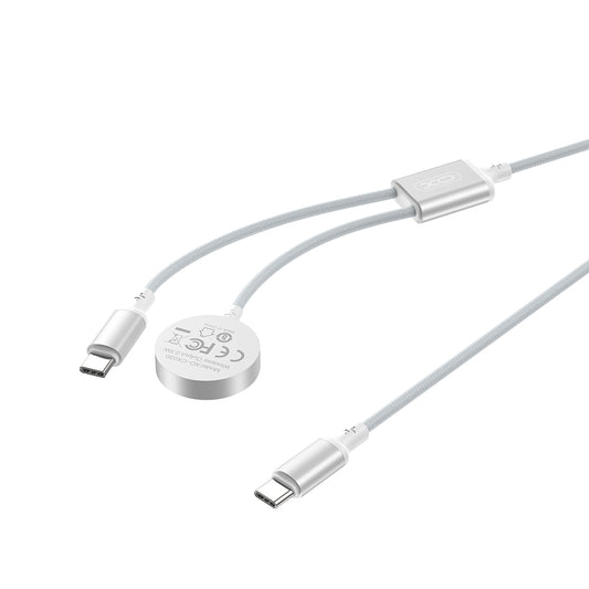 Trådløs Lader XO Design CX030 for Apple Watch Series, USB-C, Hvit