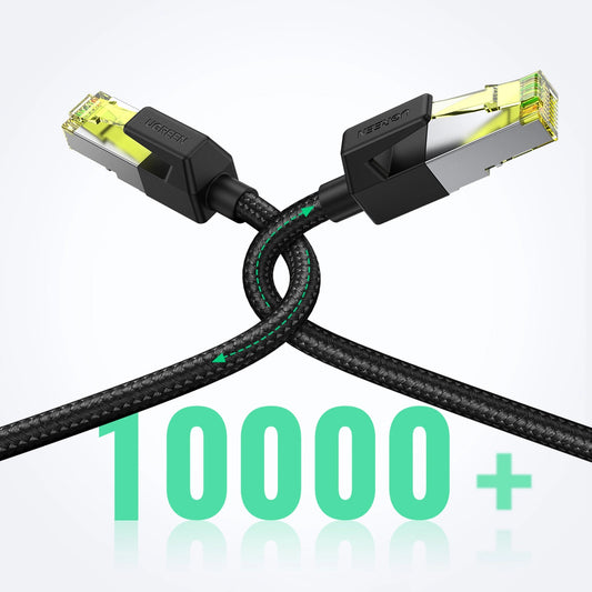 UGREEN nettverkskabel NW150, UTP, Cat7, 2 m, svart