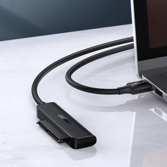 Kabel UGREEN CM321, USB-A 3.0 - SATA 2,5 tommer, 0,5 m, svart