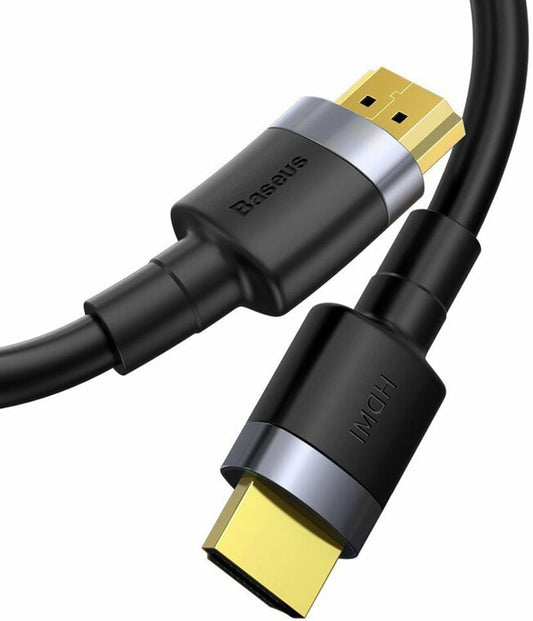 Baseus Cafule videokabel, HDMI - HDMI, 4K, 5m, Svart CADKLF-H01