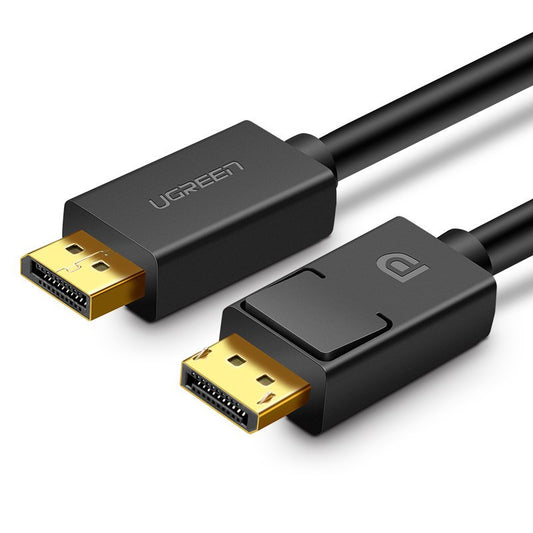 Videokabel UGREEN DP102, DisplayPort til DisplayPort, 4K, 1,5 m, svart