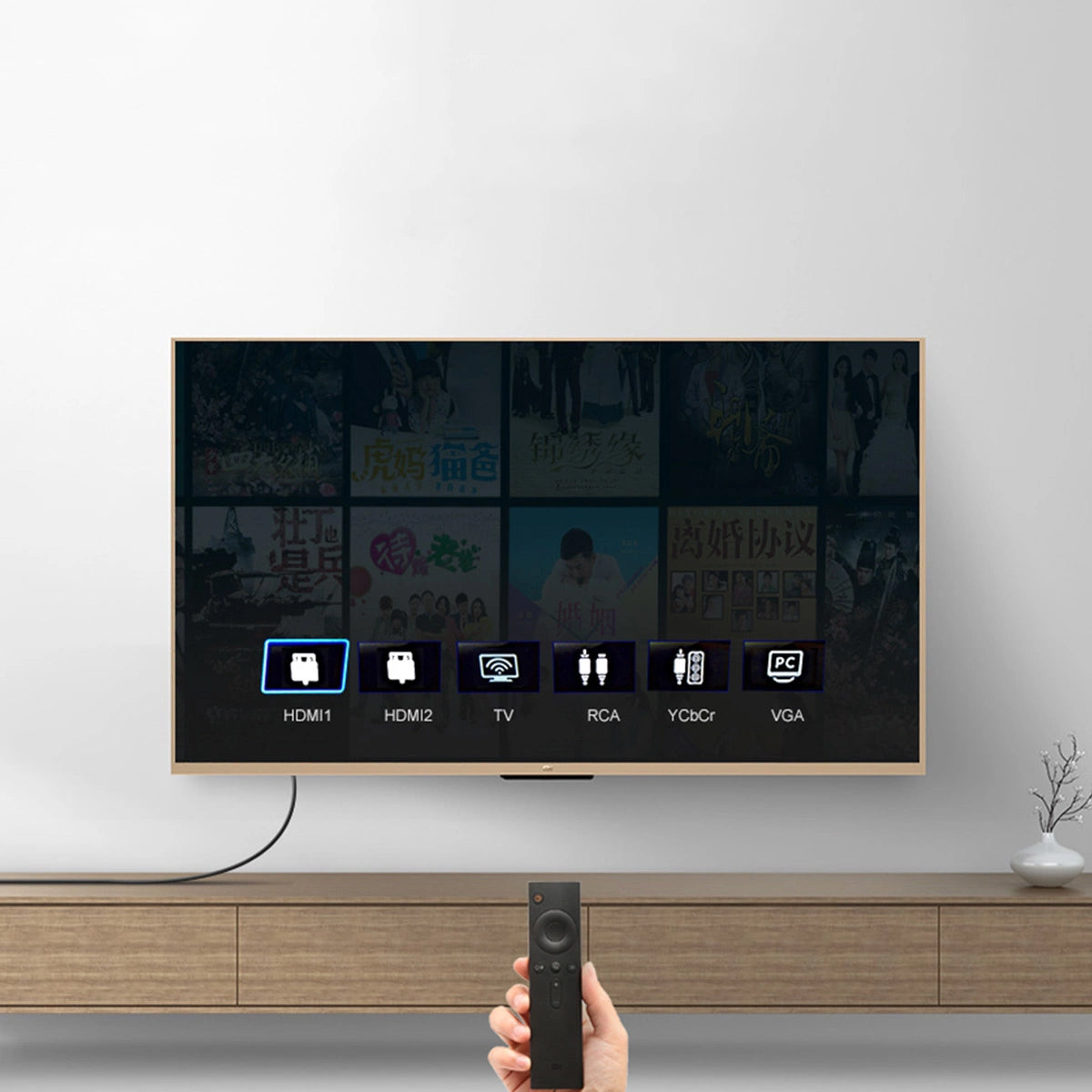Videokabel UGREEN Vinklet, HDMI - HDMI, 4K, 1m, Svart