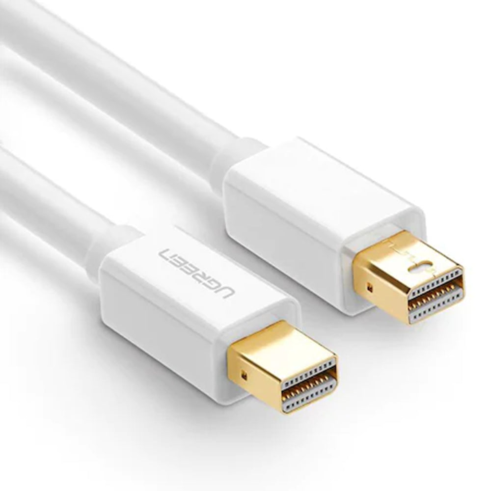 UGREEN videokabel, MiniDisplayPort - MiniDisplayPort, 4K, 2m, Hvit