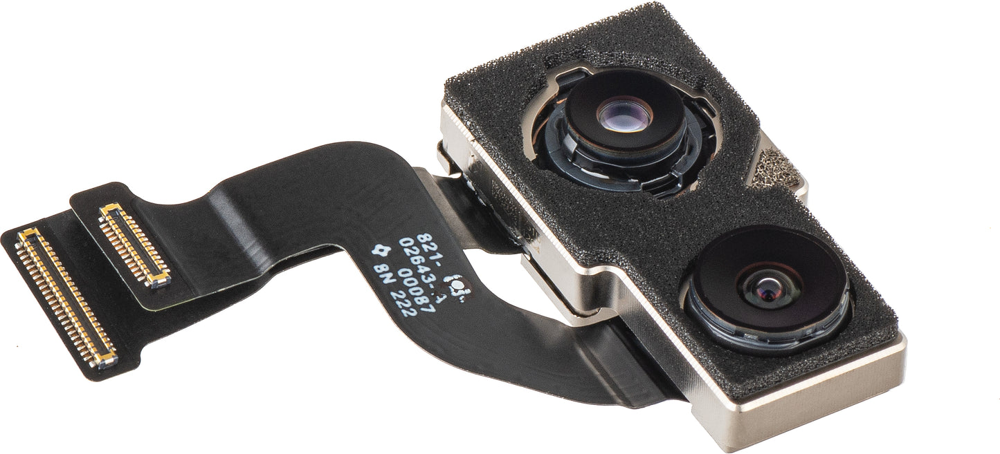 Apple iPhone 12 bakre kamera, med bånd