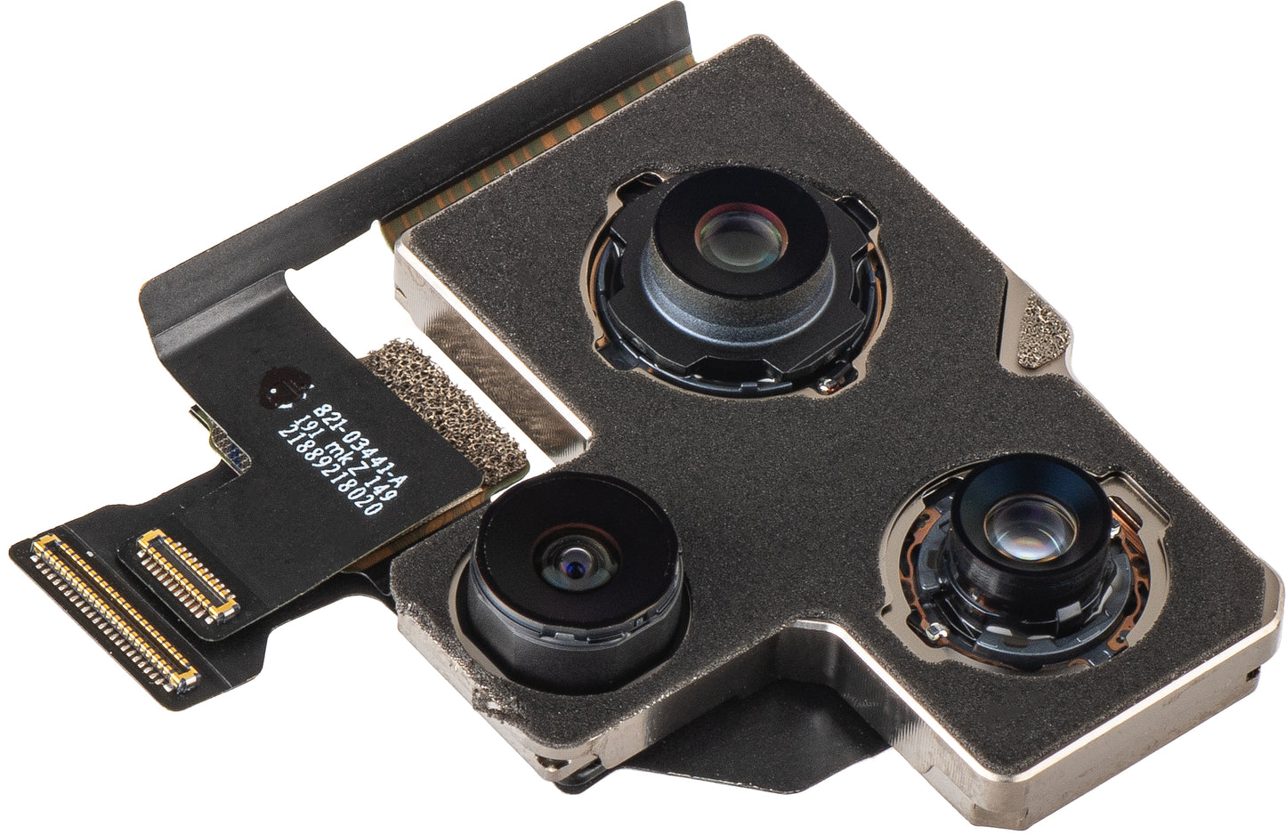 Apple iPhone 12 Pro Max bakre kamera, med bånd