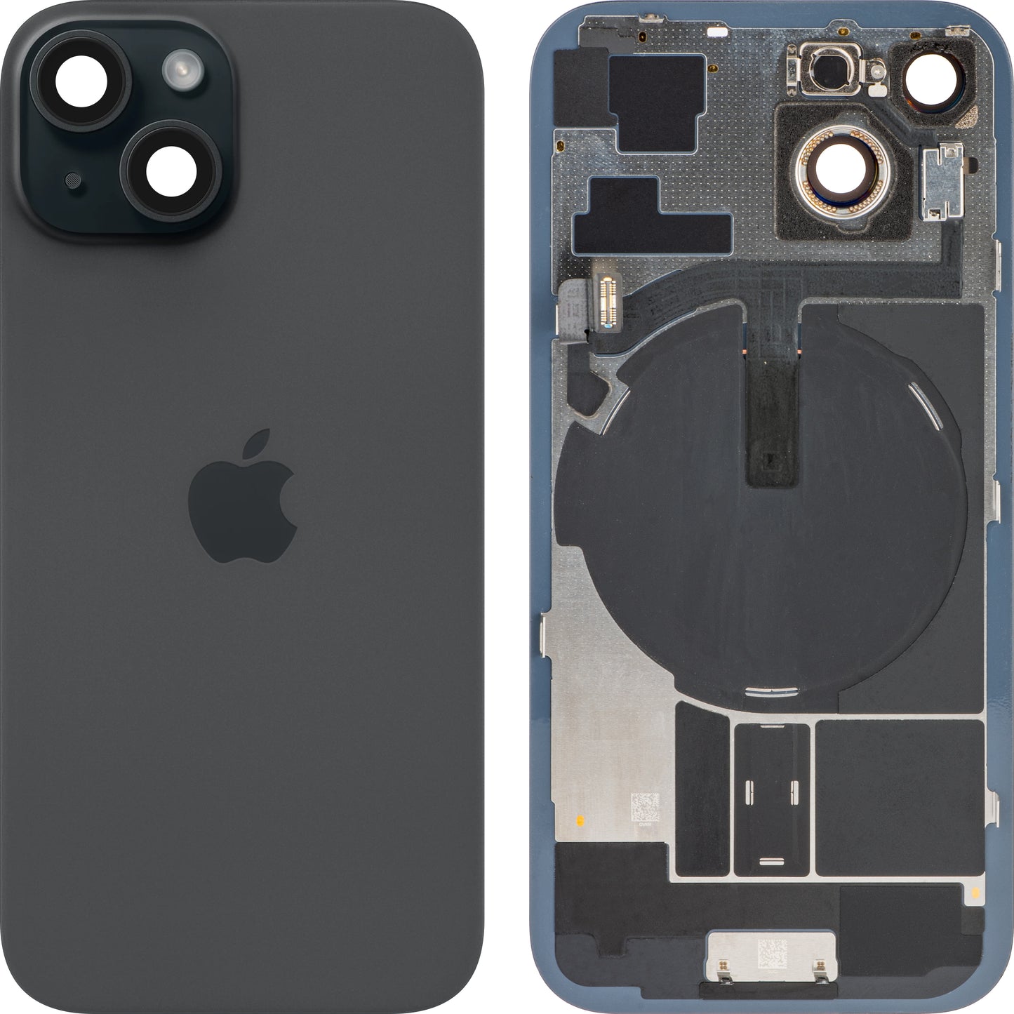 Batterideksel Apple iPhone 15, svart, Swap