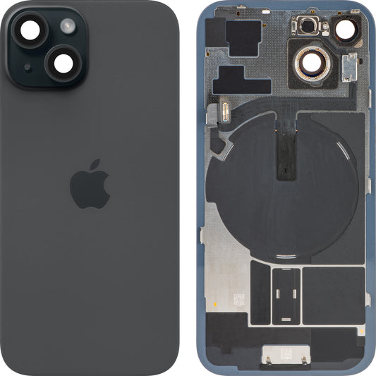 Batterideksel Apple iPhone 15, svart, Swap