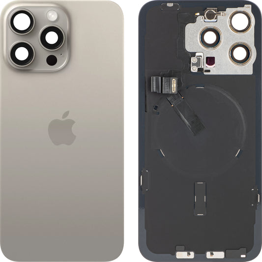 Batterideksel Apple iPhone 15 Pro Max, Beige (naturlig titan), Swap
