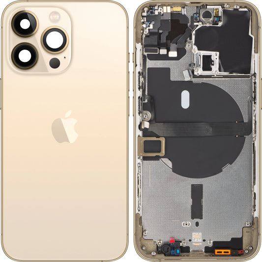 Batterideksel Apple iPhone 13 Pro, med midtdeksel, gull, Swap