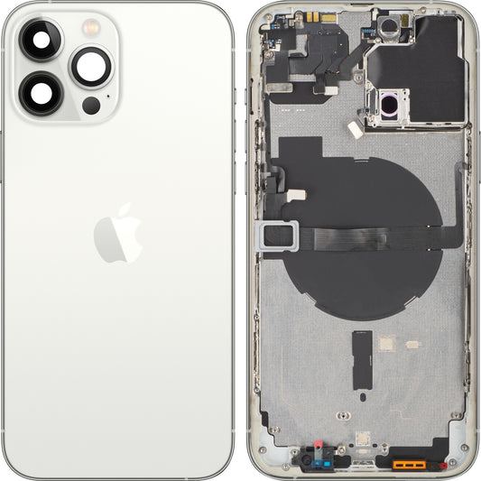 Batterideksel Apple iPhone 13 Pro Max, med midtdeksel, sølv, Swap