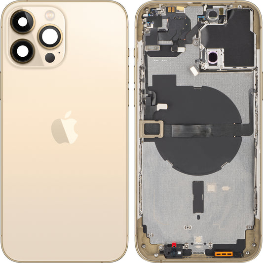 Batterideksel Apple iPhone 13 Pro Max, med midtdeksel, gull, Swap