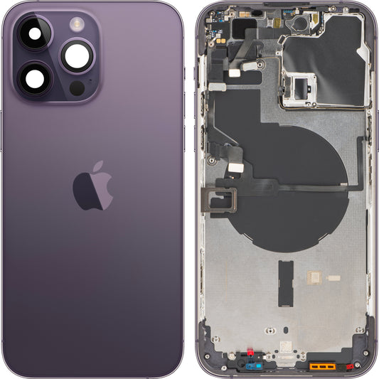 Batterideksel Apple iPhone 14 Pro Max, med midtdeksel, lilla (dyp lilla), Swap