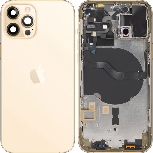 Apple iPhone 12 Pro batterideksel, med mellomdeksel, gull, Swap