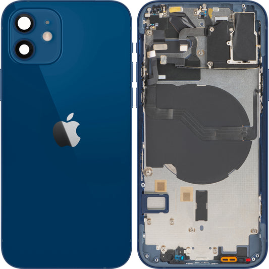 Batterideksel Apple iPhone 12, med mellomdeksel, blå, Swap