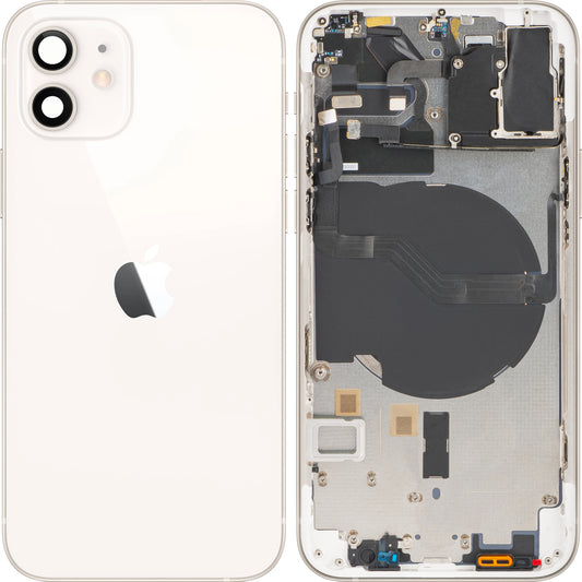Apple iPhone 12 Batterideksel, med mellomdeksel, hvit, Swap