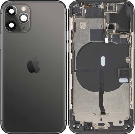 Apple iPhone 11 Pro batterideksel, med mellomdeksel, svart (romgrå), Swap