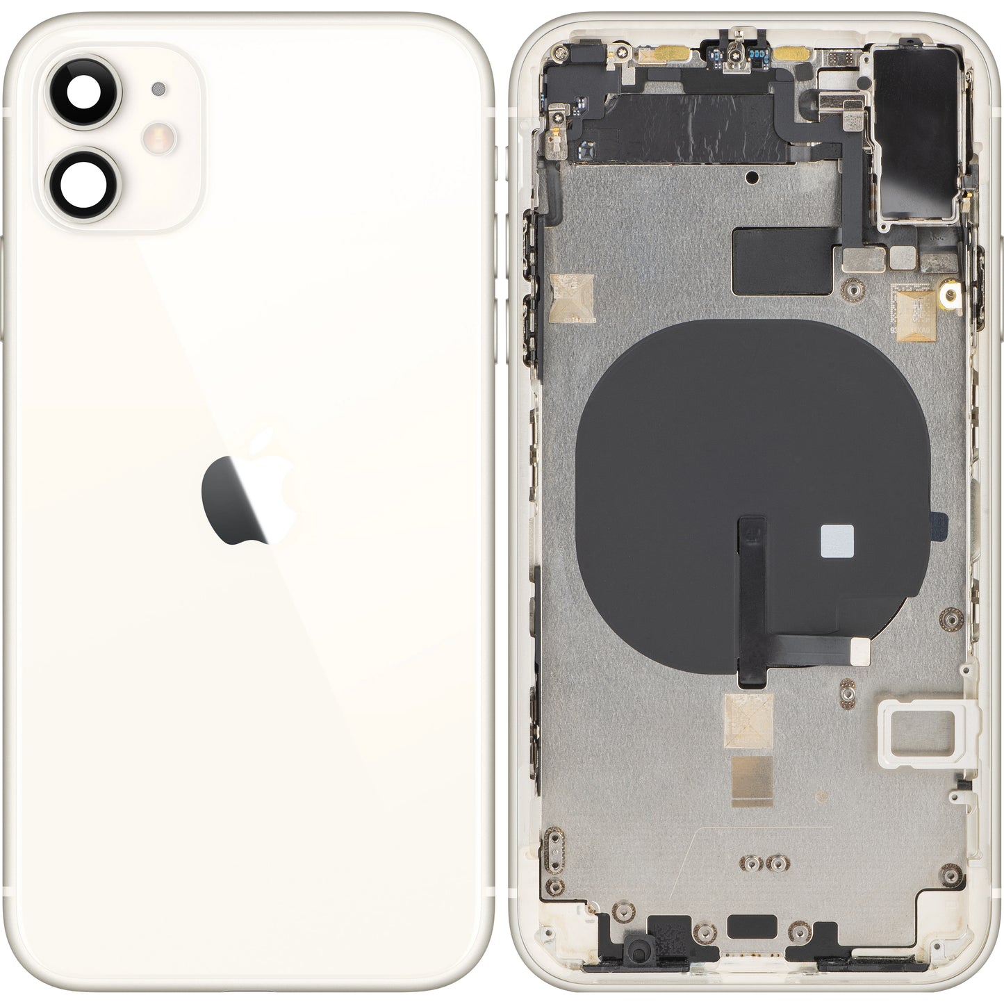 Apple iPhone 11 Batterideksel, med mellomdeksel, hvit, Swap