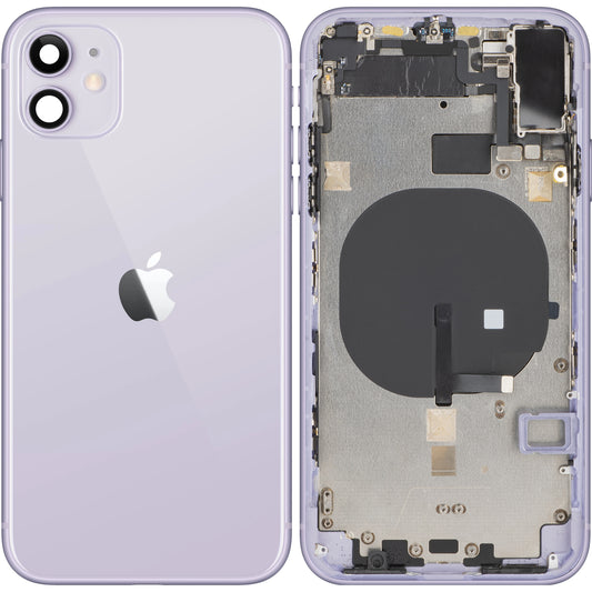 Batterideksel Apple iPhone 11, med midtdeksel, lilla, Swap
