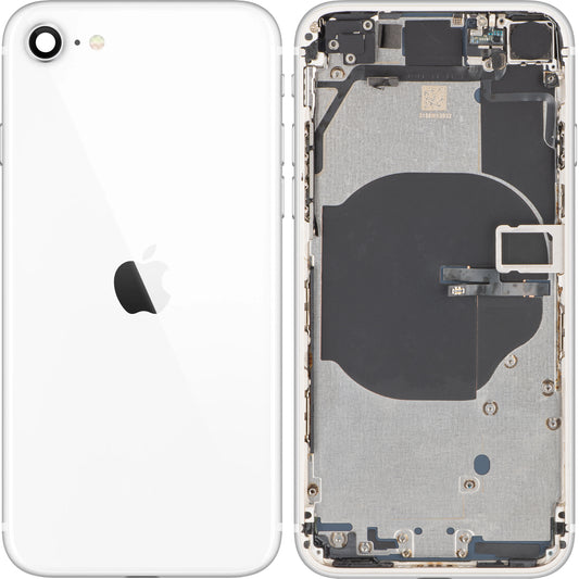 Batterideksel Apple iPhone SE (2022), med midtdeksel, hvit (Starlight), Swap