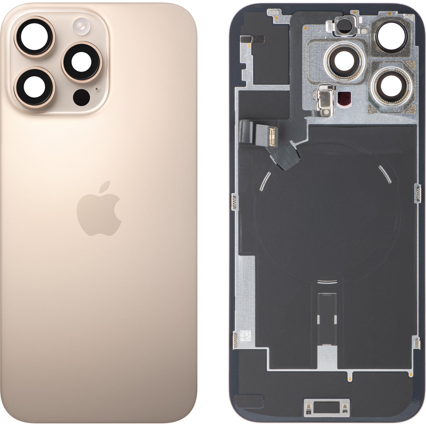 Batterideksel Apple iPhone 16 Pro Max, Gull (Desert Titanium), Premium Swap