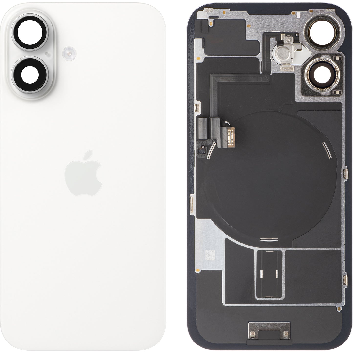 Batterideksel Apple iPhone 16, Hvit, Swap Premium