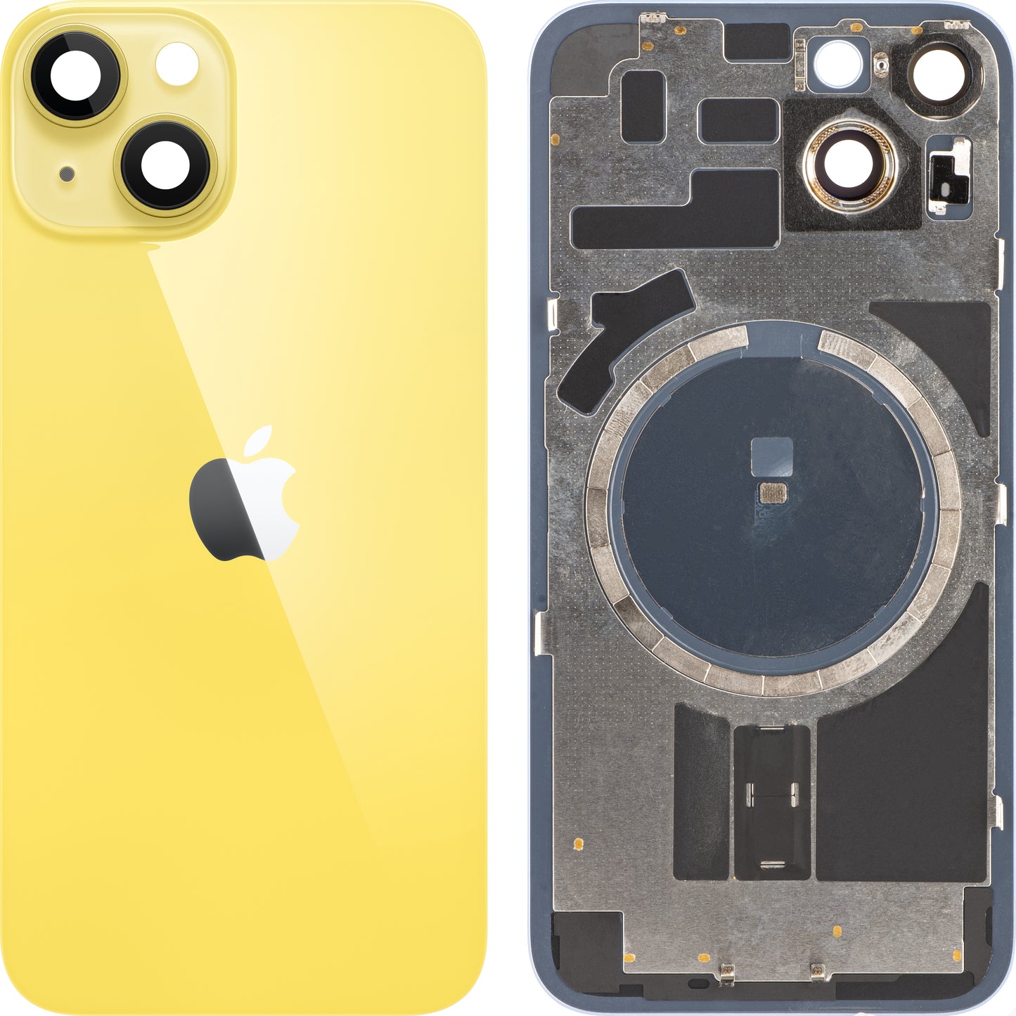 Batterideksel Apple iPhone 14, Gul, Swap Premium