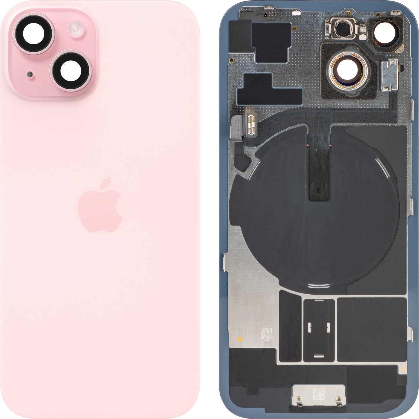 Batterideksel Apple iPhone 15, Rosa, Bytte