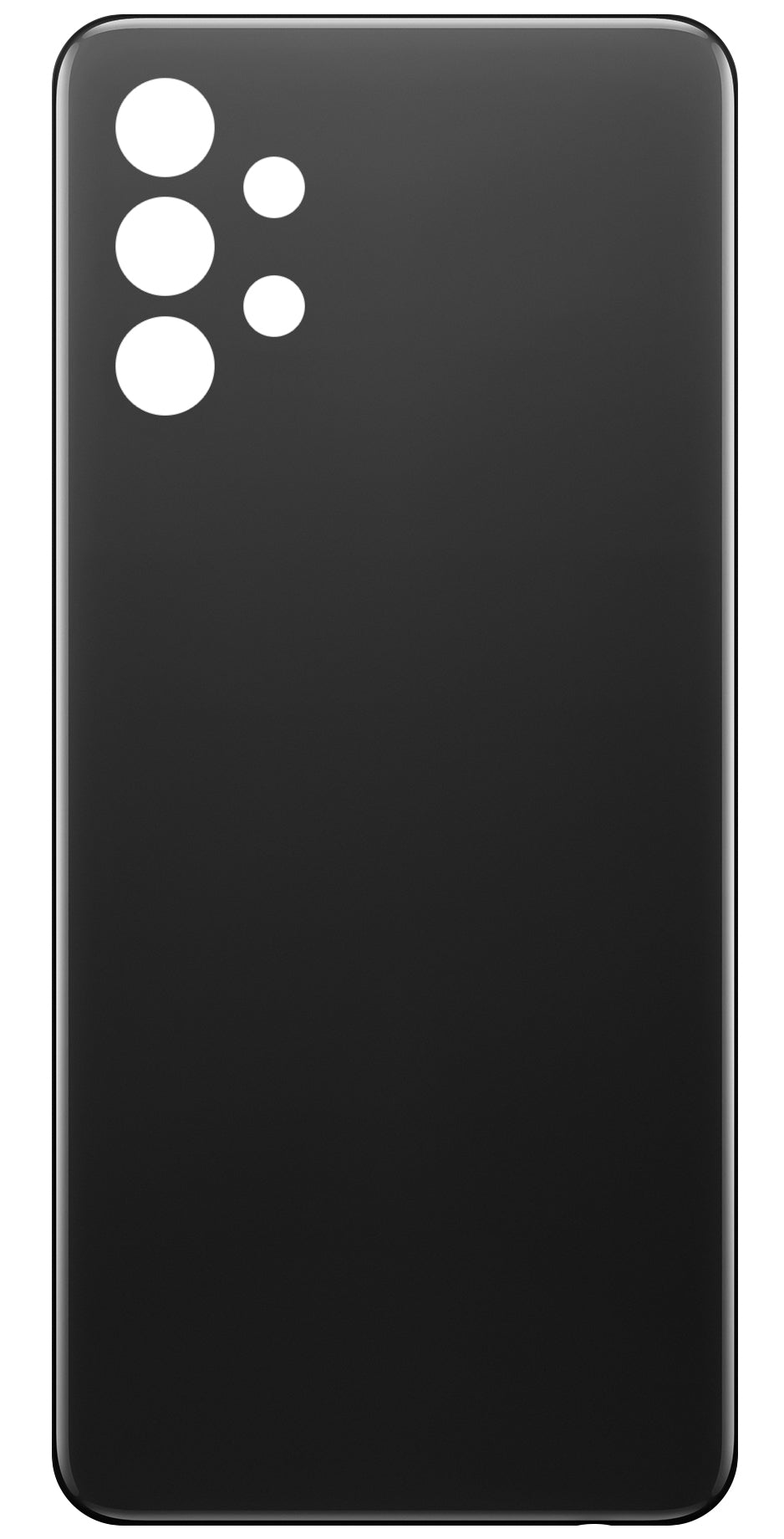Batterideksel kompatibelt med Samsung Galaxy A32 A325, svart