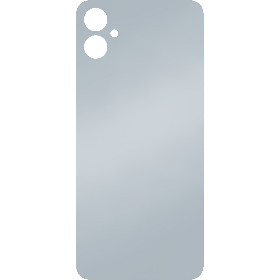 Batterideksel kompatibelt med Samsung Galaxy A05 A055, Sølv