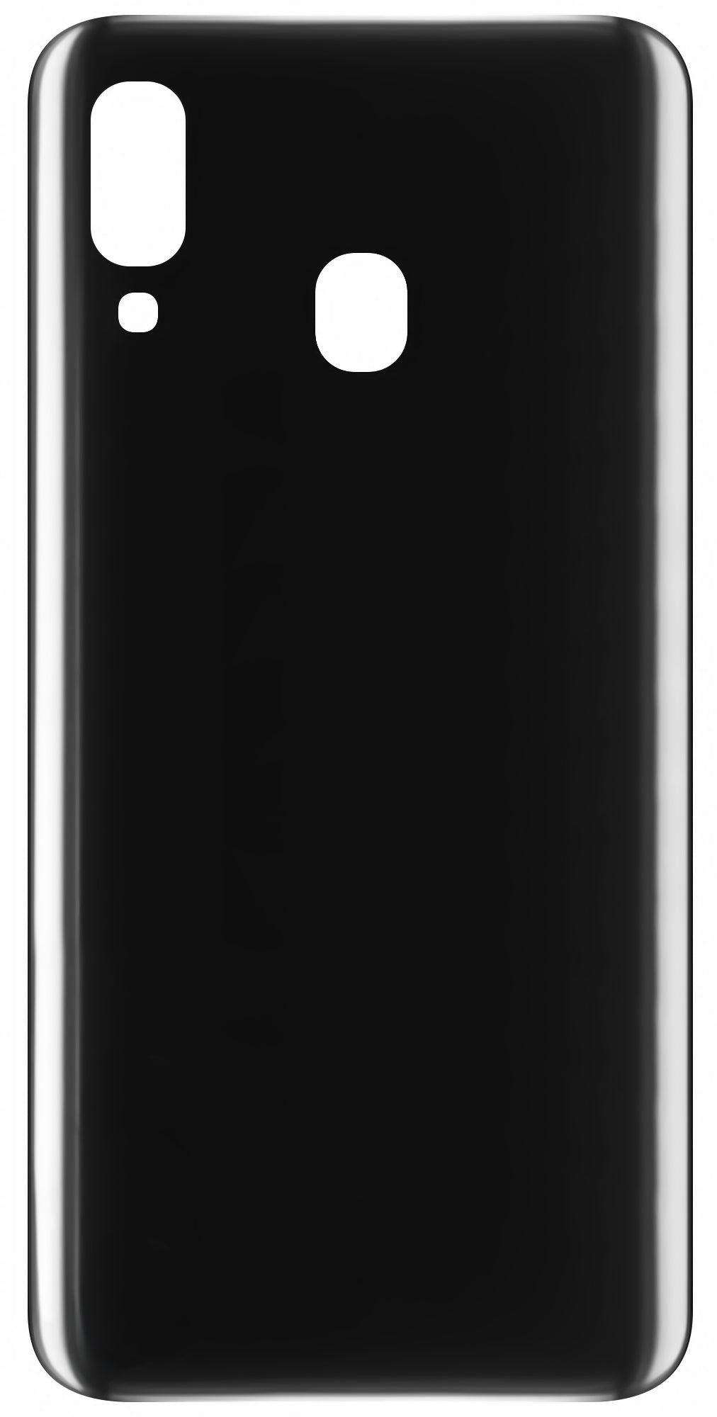 Batterideksel kompatibelt med Samsung Galaxy A40 A405, svart