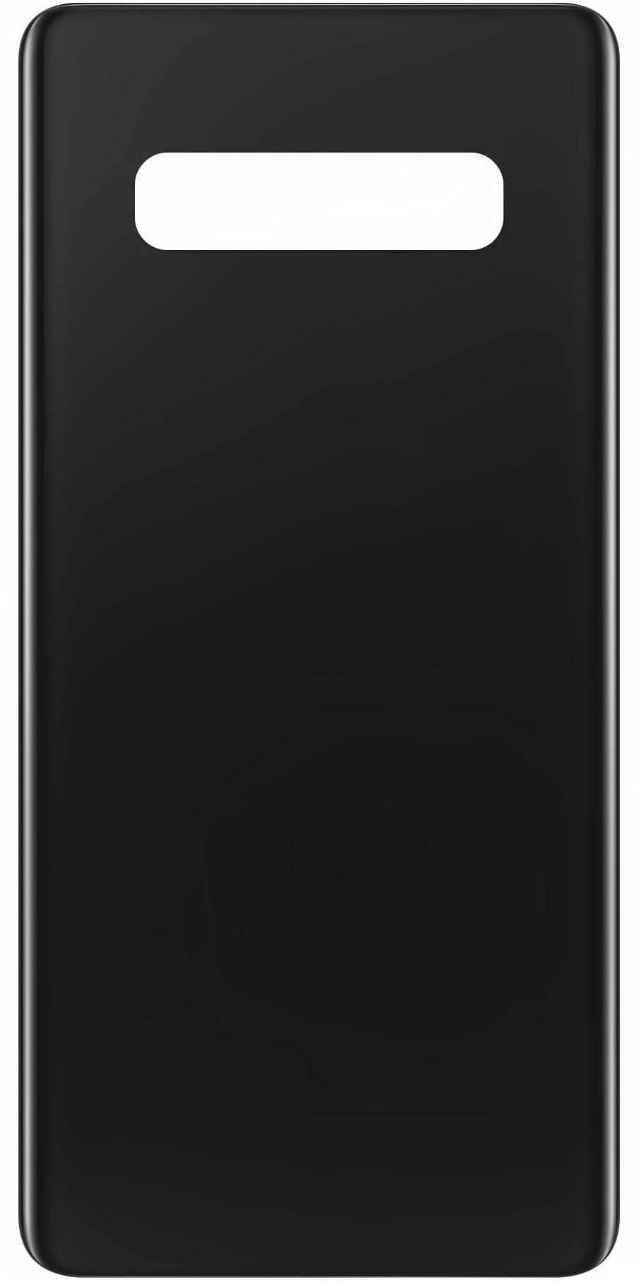 Batterideksel kompatibelt med Samsung Galaxy S10+ G975, svart (Prism Black)