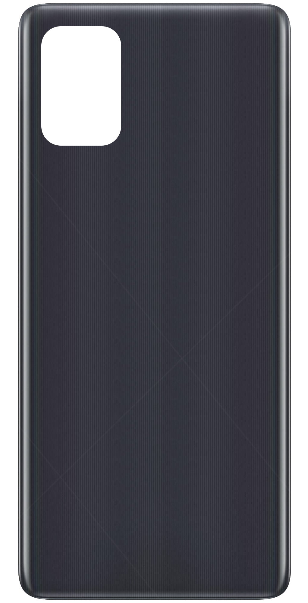 Batterideksel kompatibelt med Samsung Galaxy A71 A715, svart