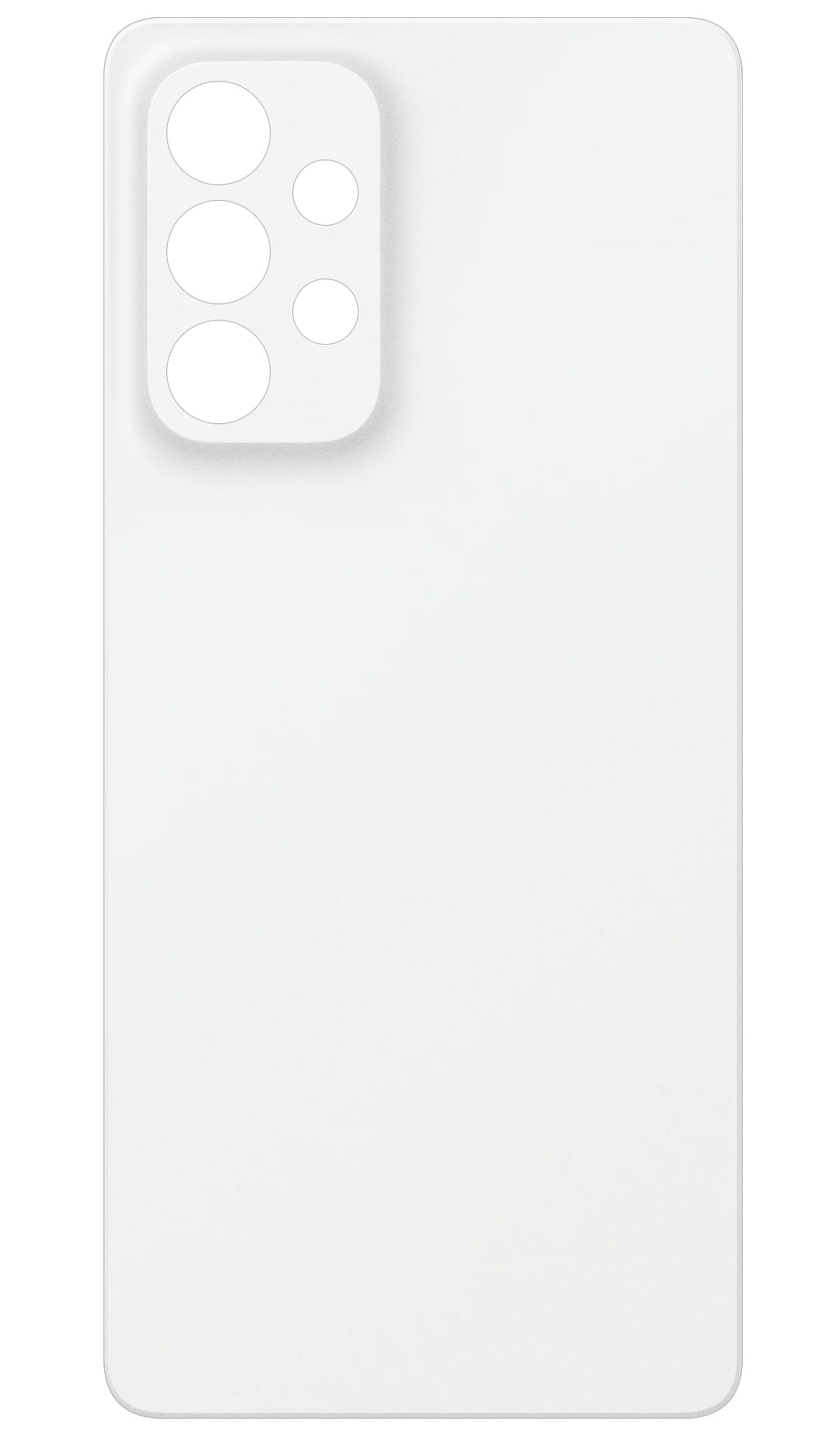 Batterideksel kompatibelt med Samsung Galaxy A53 5G A536, hvit