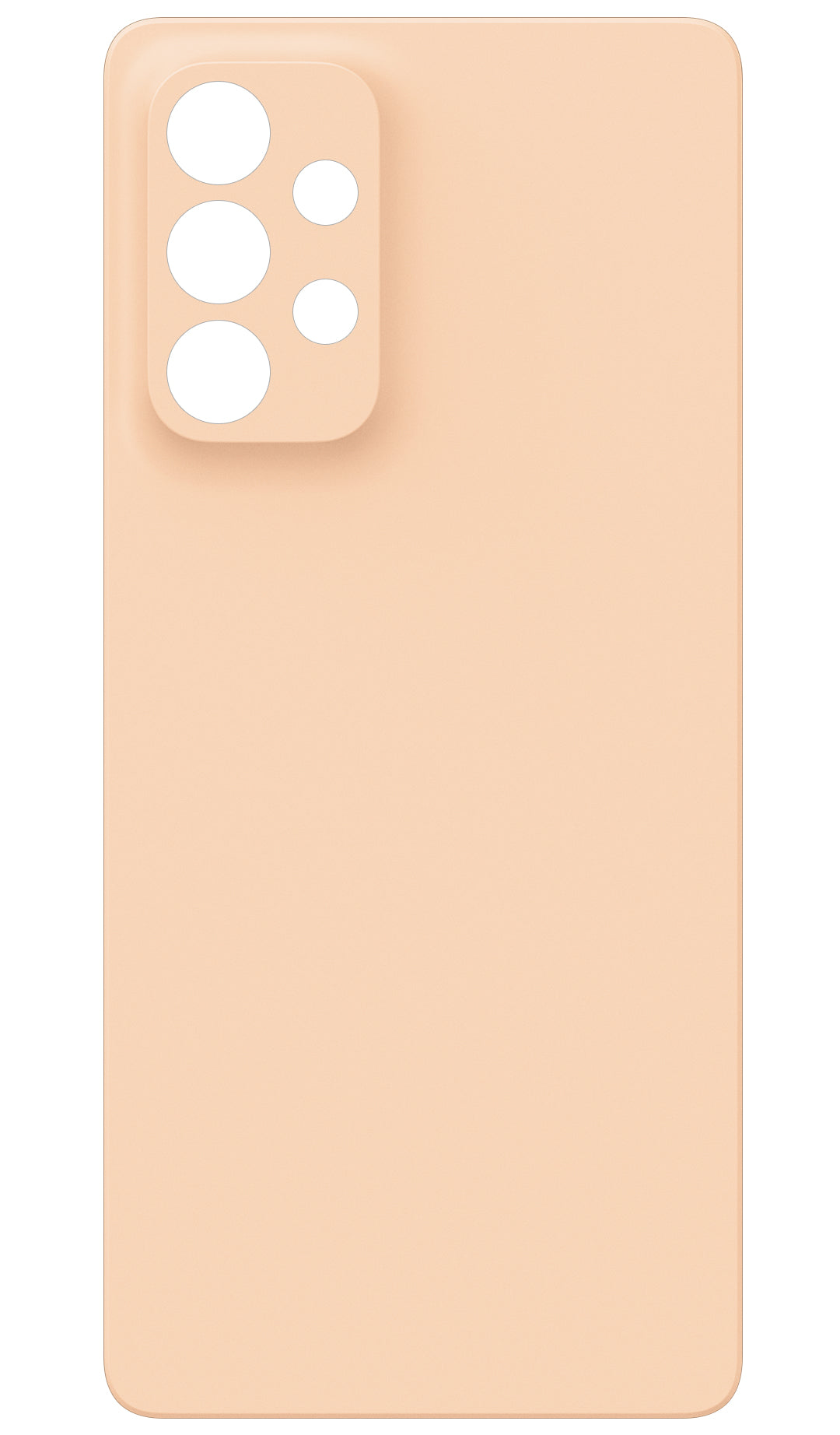 Batterideksel kompatibelt med Samsung Galaxy A53 5G A536, Oransje