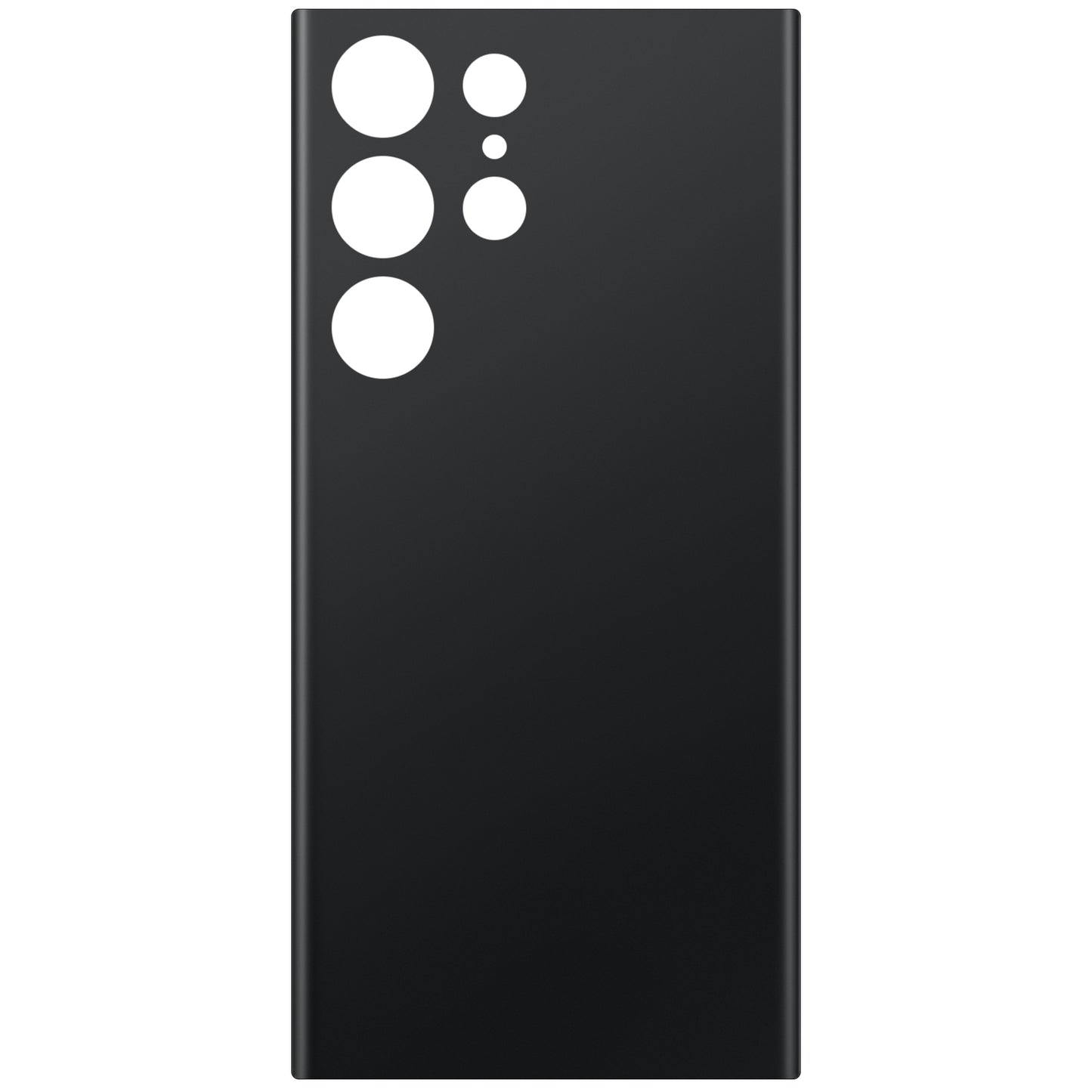 Batterideksel kompatibelt med Samsung Galaxy S23 Ultra S918, svart