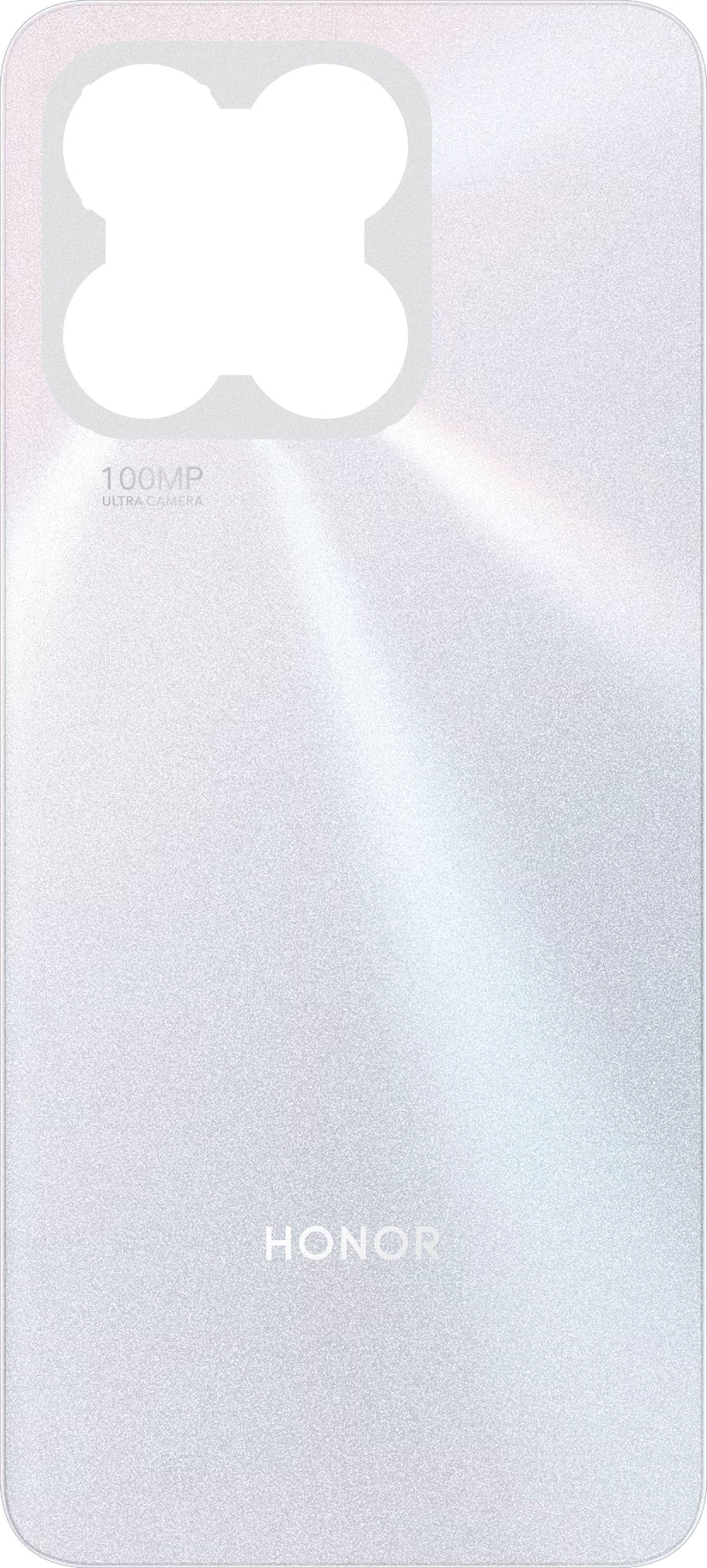 Batterideksel Honor X8a, Sølv (Titanium Silver), Service Pack 0235AEUR