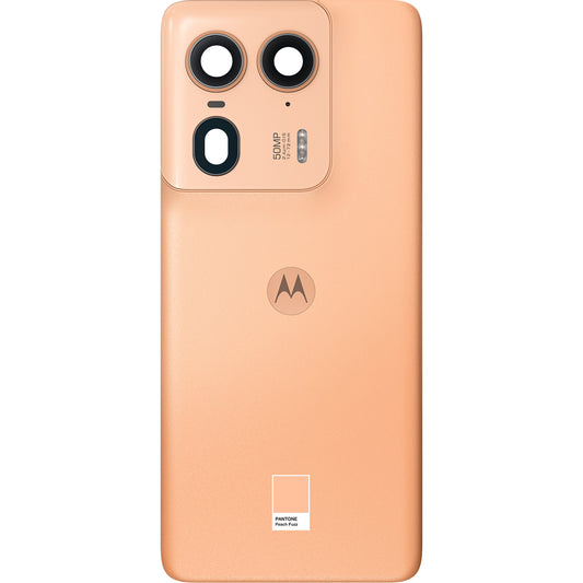 Batterideksel Motorola Edge 50 Ultra, oransje (ferskenfarget), Servicepakke 5S58C24473