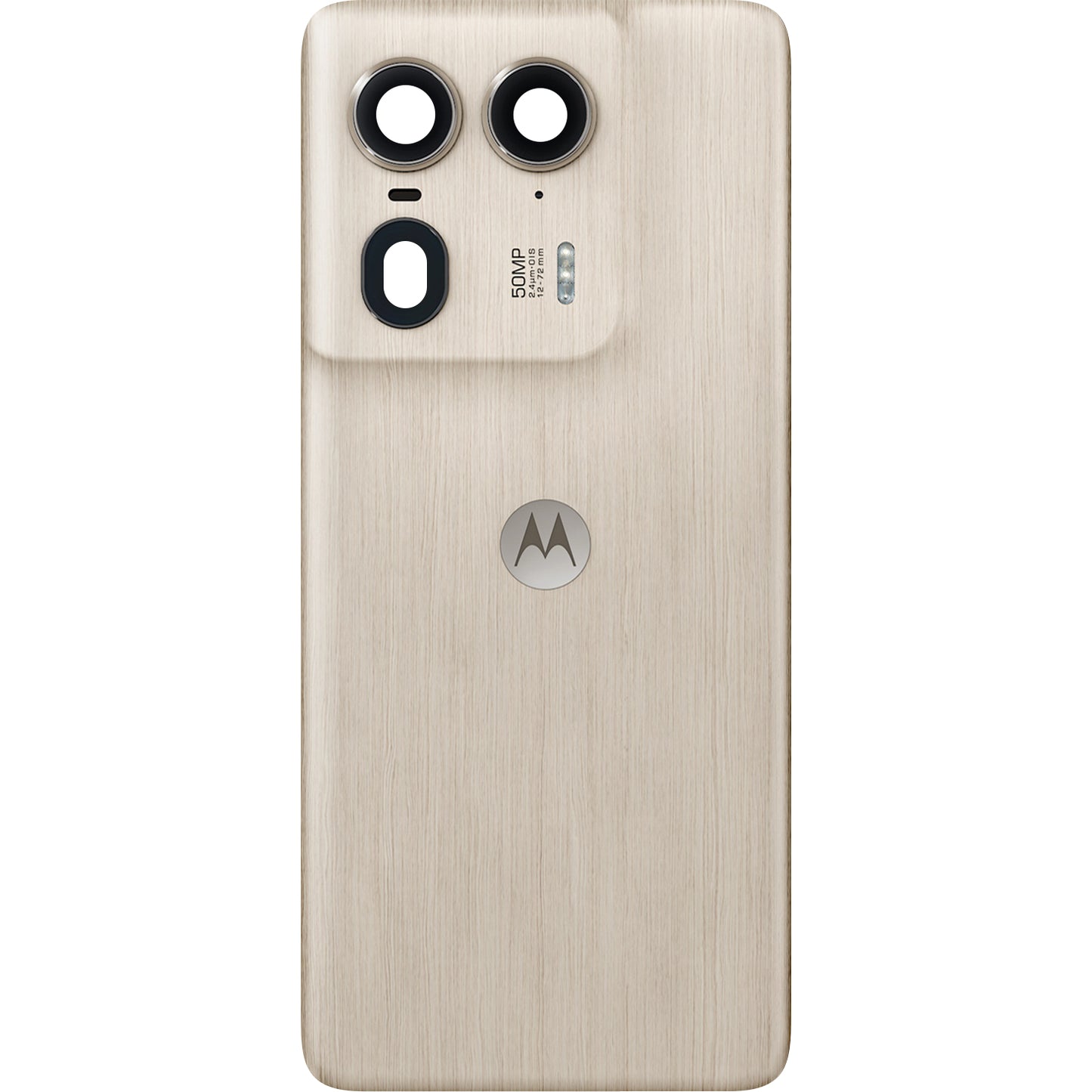Batterideksel Motorola Edge 50 Ultra, Beige (Nordic Wood), Service Pack 5S58C24472