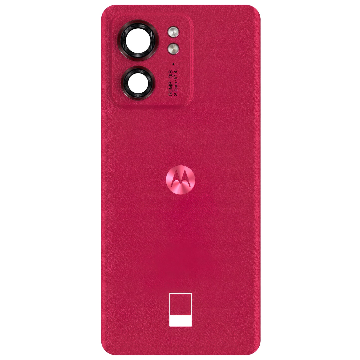 Batterideksel Motorola Edge 40, Rød (Viva Magenta), Servicepakke 5S58C22715