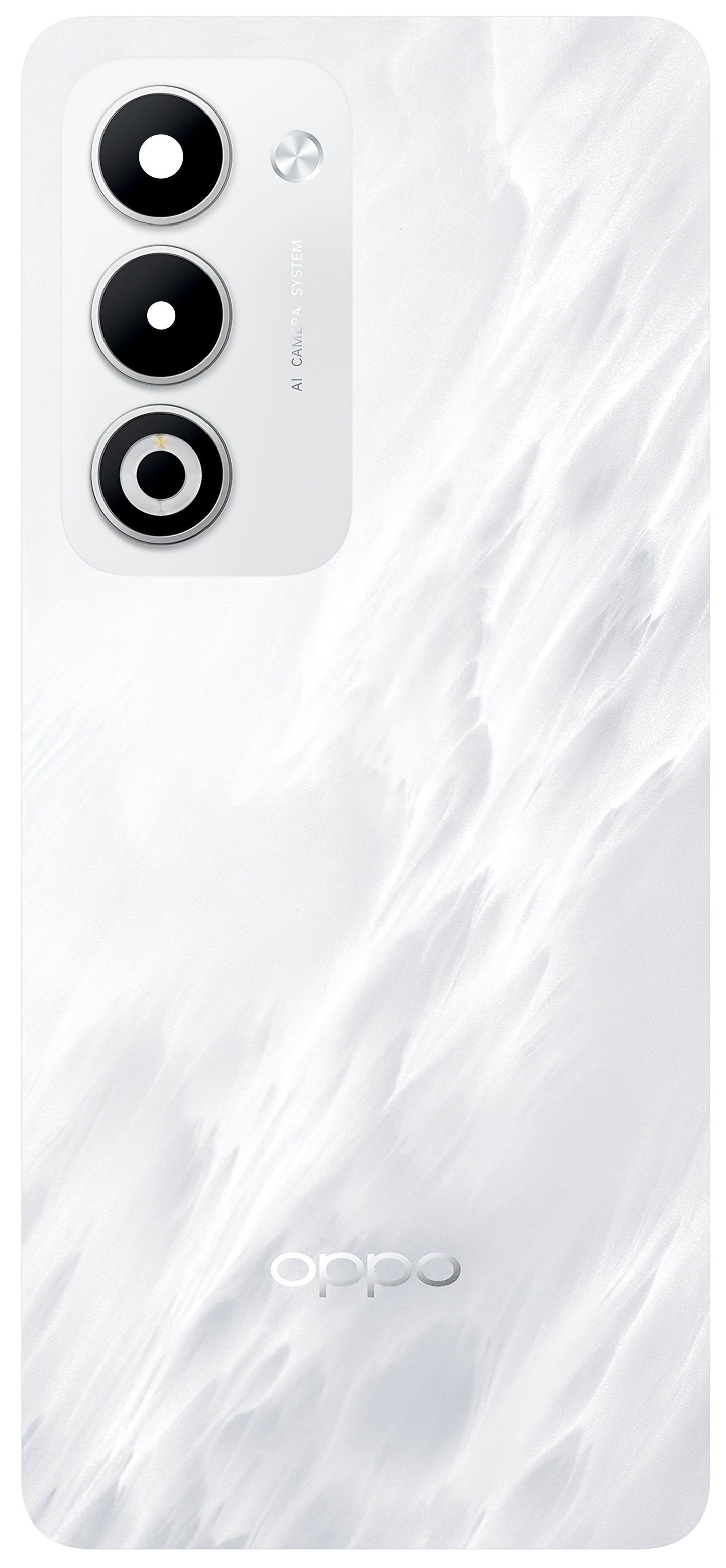 Batterideksel Oppo A5 4G, Hvit (Mist White), Service Pack 621033000658