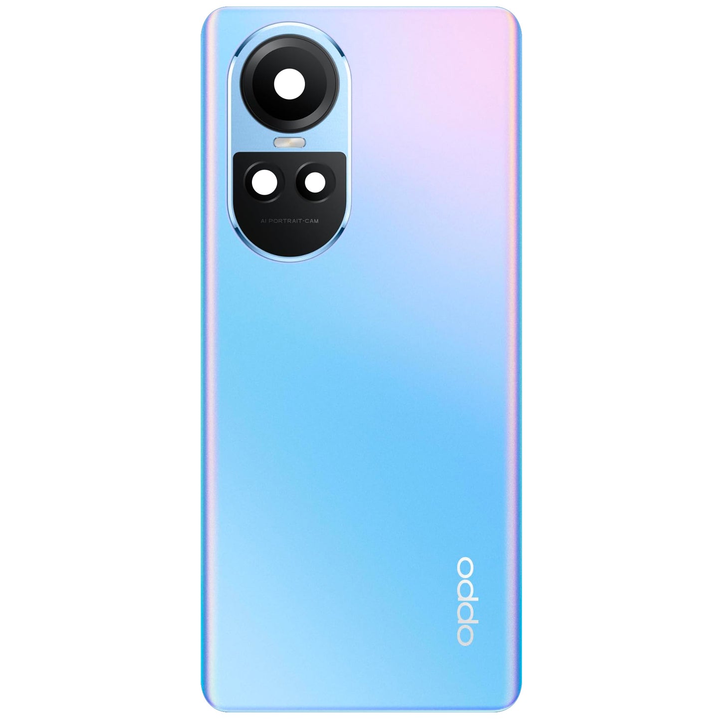 Batterideksel Oppo Reno10, blå (isblå), servicepakke 621033000093