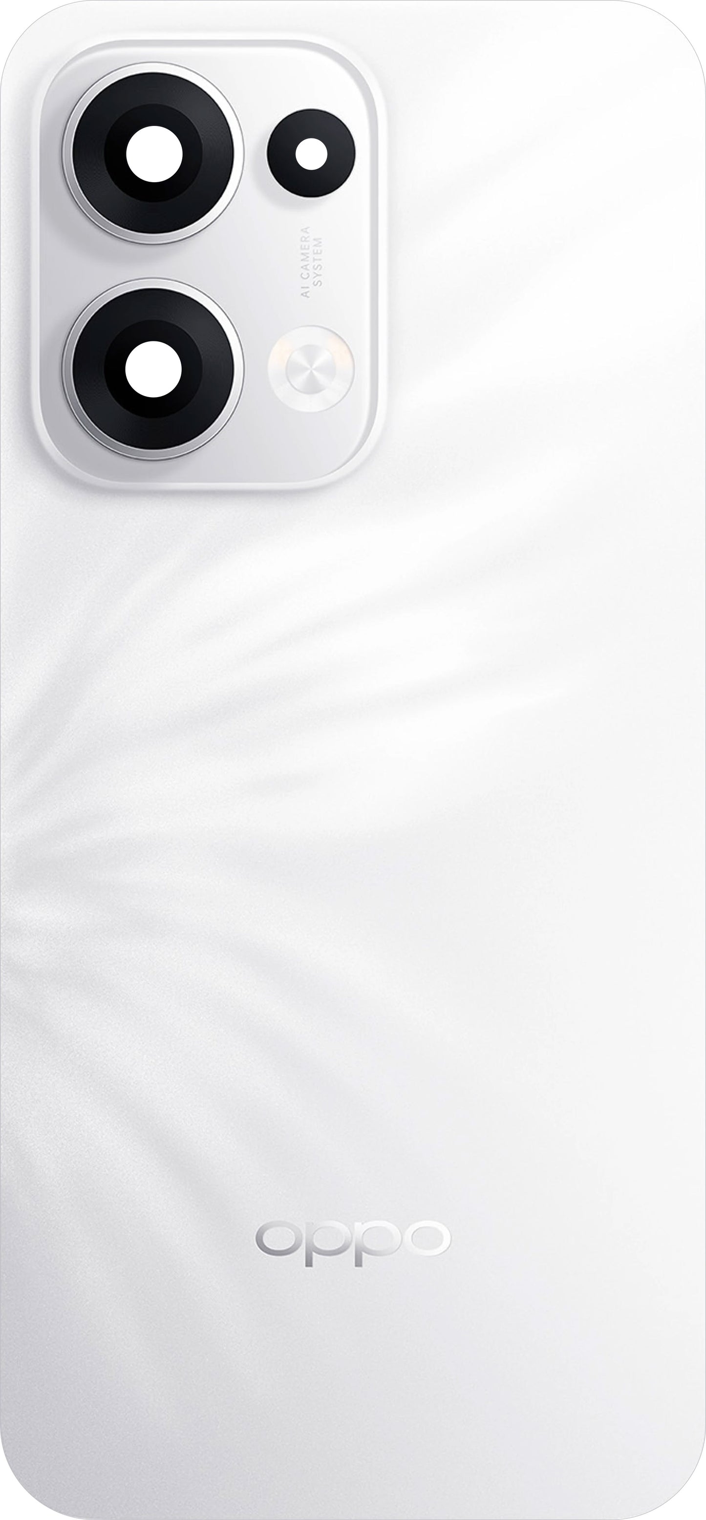 Batterideksel Oppo Reno13, Hvit (Plume White), Service Pack 621033000484