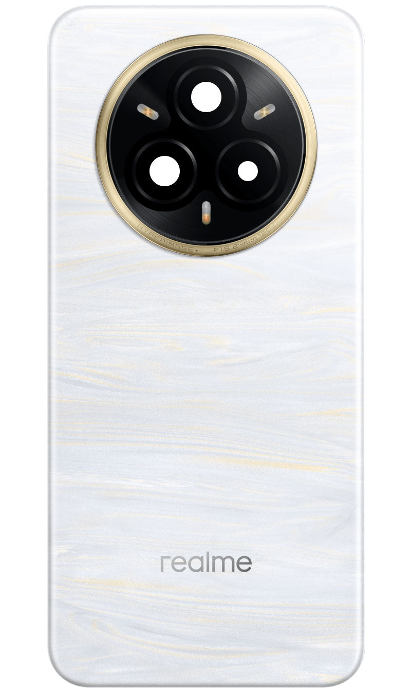 Batterideksel Realme 14 Pro+, Hvit (Pearl White), Service Pack 621033000452