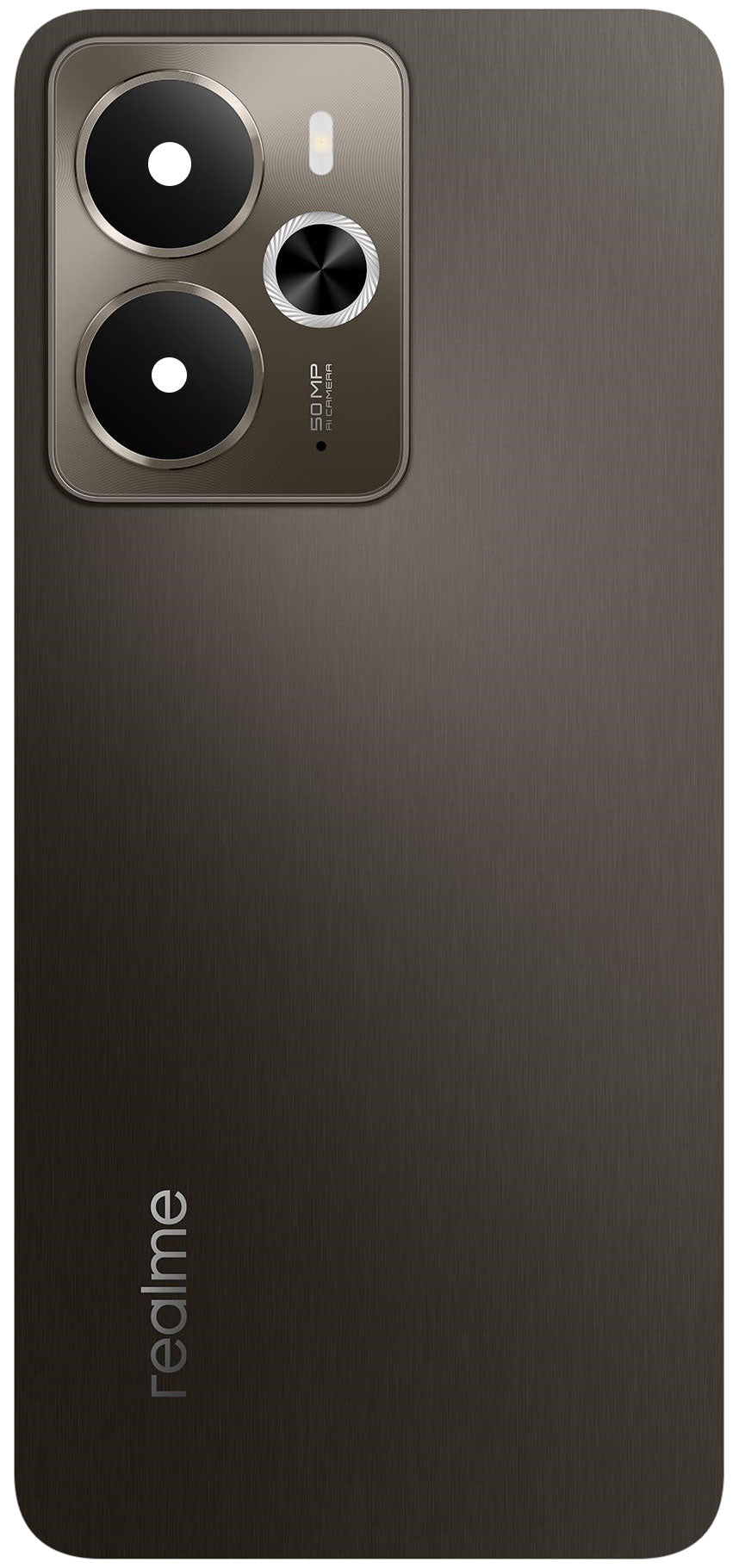 Batterideksel Realme 14, Brun (Storm Titanium), Servicepakke 621033000535
