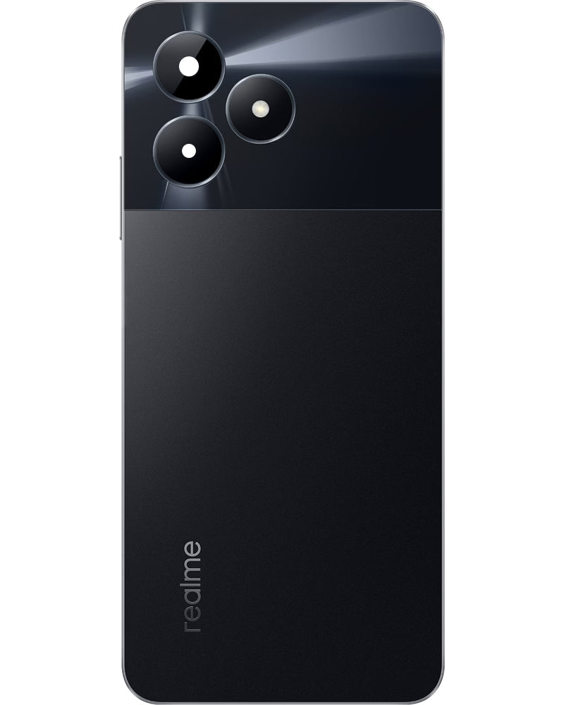 Batterideksel Realme C51, Svart (Carbon Black), Servicepakke 621032000036