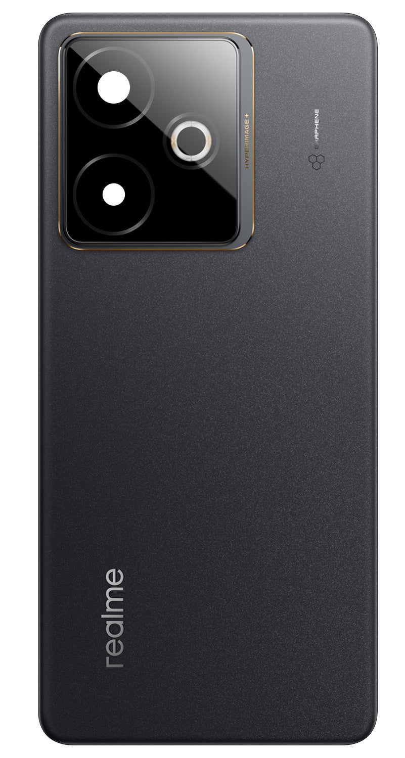 Batterideksel Realme GT 7T, Svart (IceSense Black), Servicepakke 621033000633