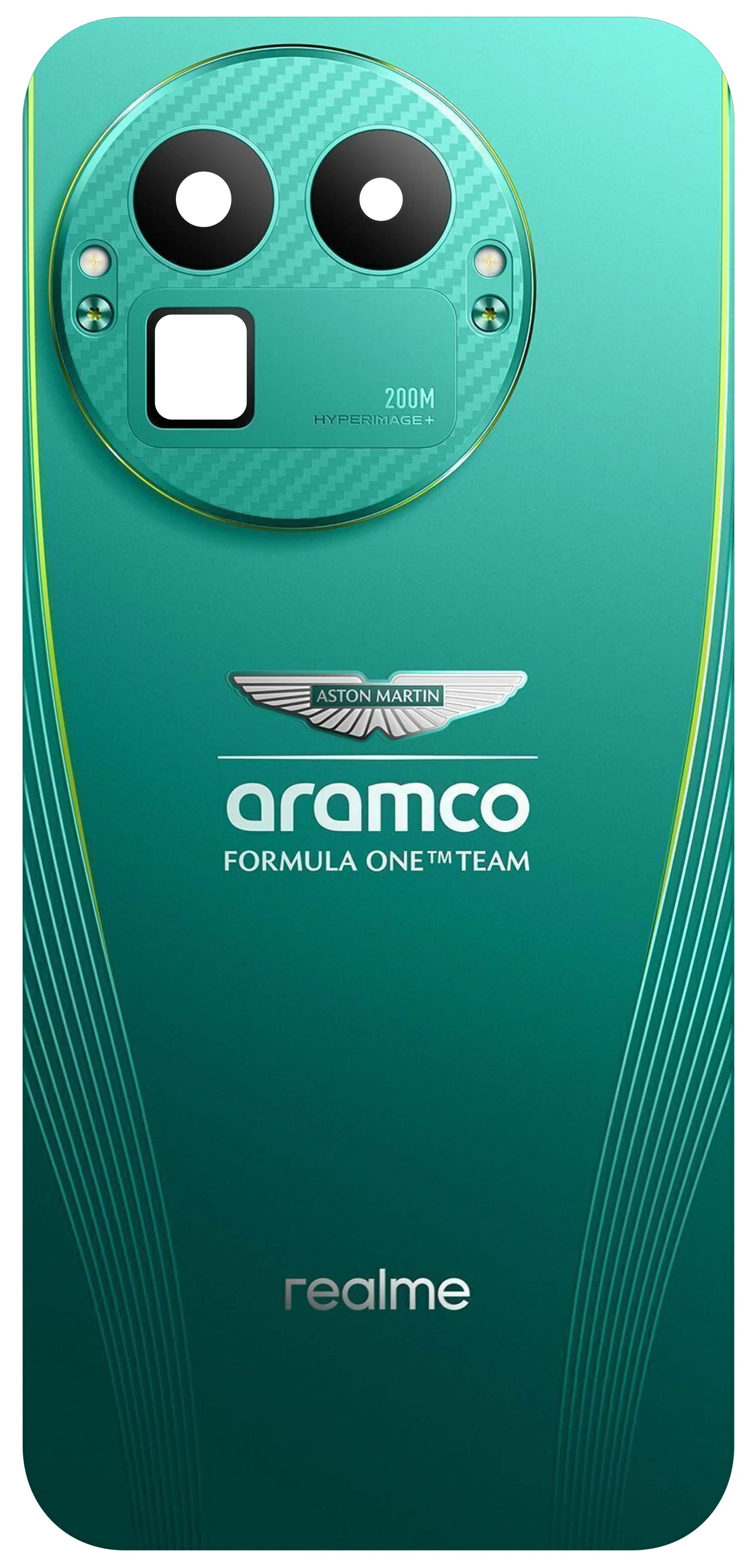 Batterideksel Realme GT 8 Pro, Grønn (Aston Martin Green), Service Pack 621033000794