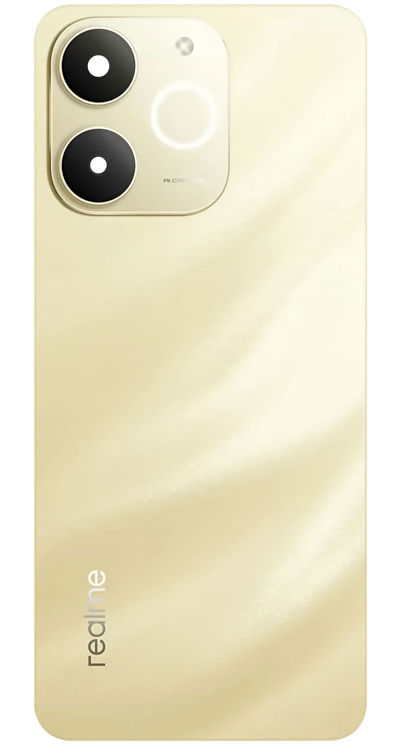 Batterideksel Realme Note 70T, Gull (Beach Gold), Service Pack 621033000697